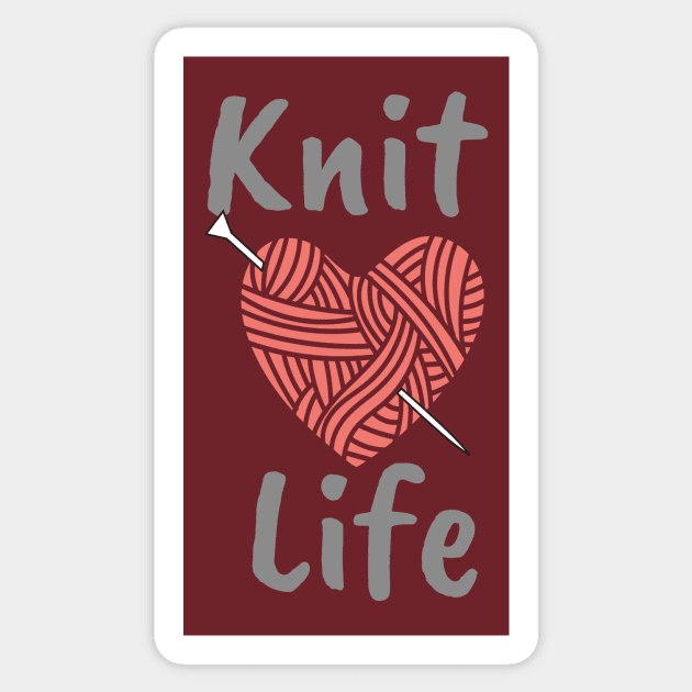 Knit life Sticker by kikarose